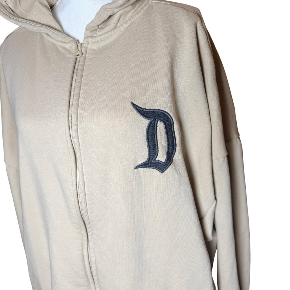 Disney Parks  DISNEYLAND Logo Zip Hoodie Beige Adult Size XL - Picture 5 of 7